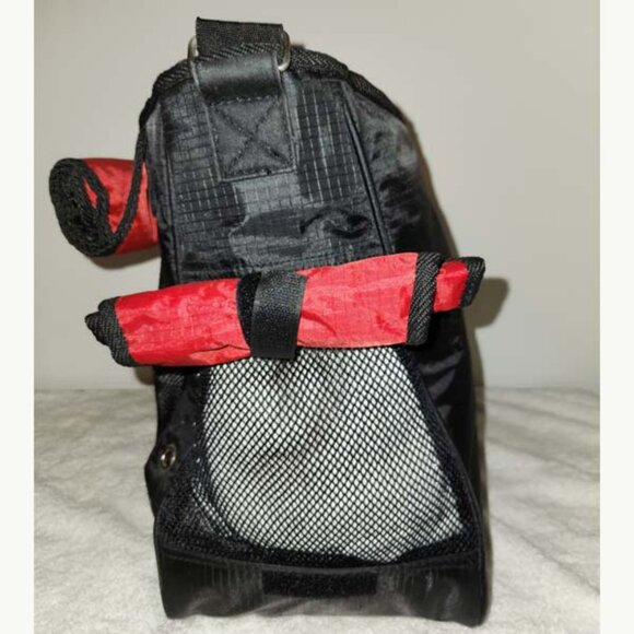 BOOTS AND BARKLEY EXTRA-LARGE BLACK NYLON SMALL PET CARRIER W/ZIP CLOSURE - Picture 8 of 11